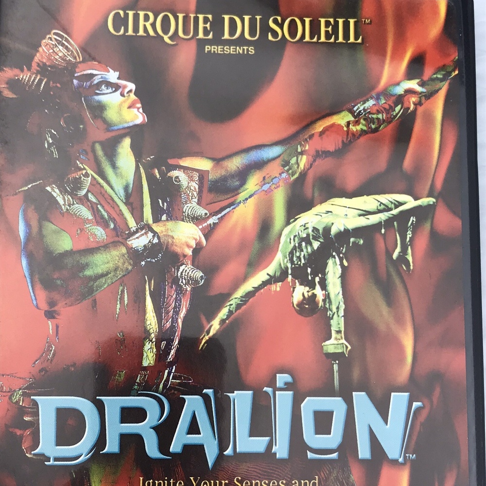 Cirque Du Soleil DVD Dralion Acrobatic Circus East Meets West Theatrical